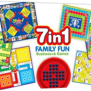Ratnas 7 in 1 Board Game (1223) Brainvita,Business,Ludo...