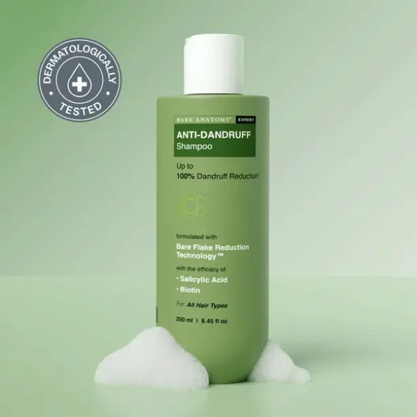 BARE ANATOMY Anti-Dandruff Shampoo - Strengthens Hair w..
