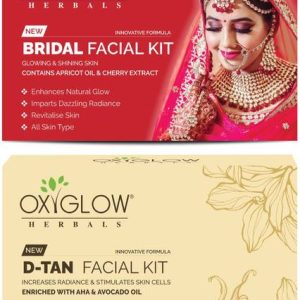 oxy glow herbals D-Tan Facial Kit 50 Gm & Wine Facial K...