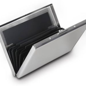 billionBAG Steel Plain Executive Pocket ATM 6 Card Holder