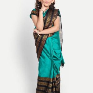 Cozee Shopping Woven Bollywood Cotton Blend, Art Silk Saree