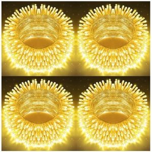 MPROW 40 LEDs 11 m Yellow Steady Bulb Rice Lights