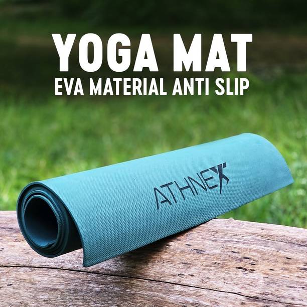 athnex Yoga Mat 4mm ( green ) Green 4 mm Yoga Mat