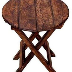 EcoWuuD Solid Wood Corner Table