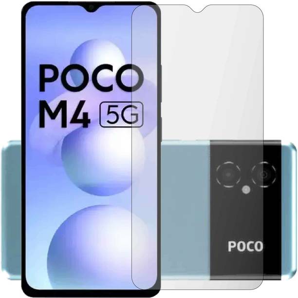 AGRSHI Tempered Glass Guard for Poco M4 5G, Poco M4 5G ...