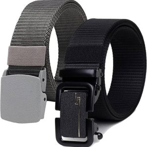 SunShopping Men Casual, Formal Multicolor Nylon Belt
