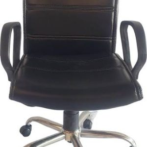 Denish Kaizma Leatherette Office Adjustable Arm Chair