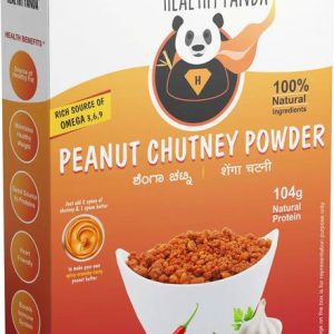 HEALTHY PANDA Pounded Peanut Garlic Chutney Powder (500...