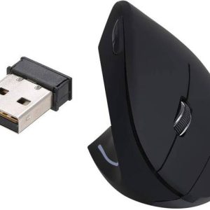microware Wireless Vertical Mouse Left Hand USB Ergonom...