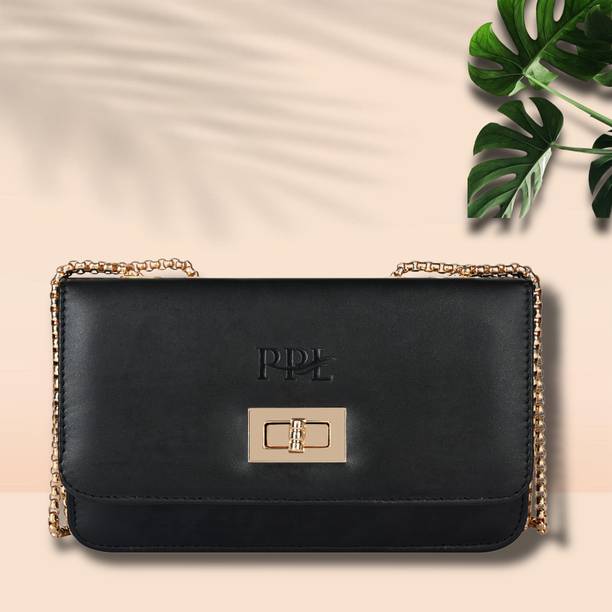 Pramadda Pure Luxury Black Women Sling Bag Stylish Leather Sling Bag For Wom...