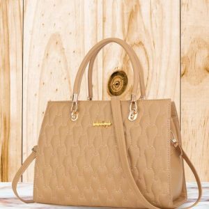LIKE STYLE Women Beige Handbag
