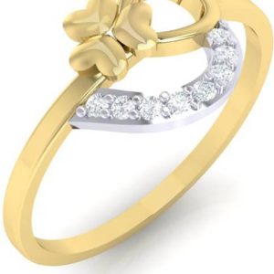 Diamtrendz Jewels Heart Valentine 18kt Diamond Yellow G...