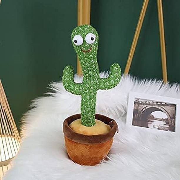 domnikyas Talking & Dancing Cactus Toy , Funny Educatio...