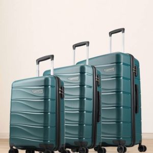 ARISTOCRAT Hard Body Set of 3 Luggage 8 Wheels - Olympus Set of 3 ...