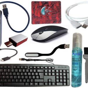 ANJO Keyboard-Wireless Mouse-Pad-USB Hub 3.0-3in1 Clean...
