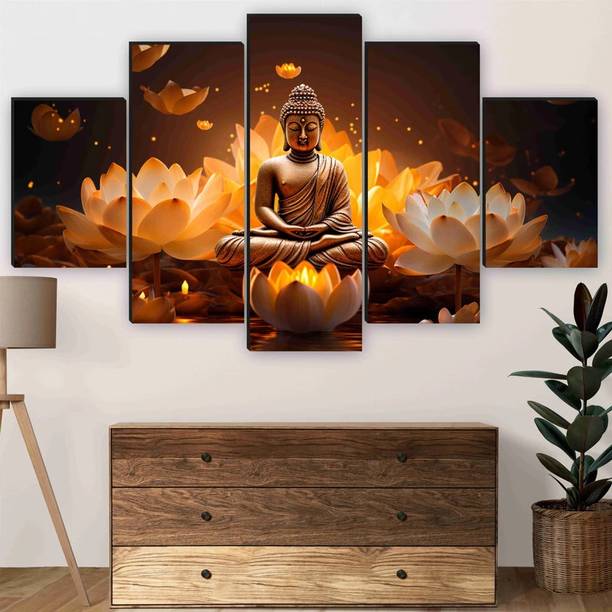 saf Buddha religious wall painting for living room, wal...