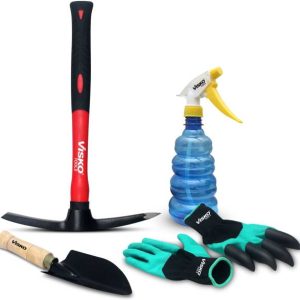 VISKO 678 Garden Tools Set With 4 Pieces Garden Tool Ki...
