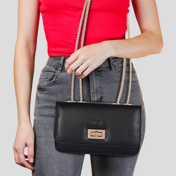 Pramadda Pure Luxury Black Women Sling Bag Stylish Sling Bag For Women Leath...