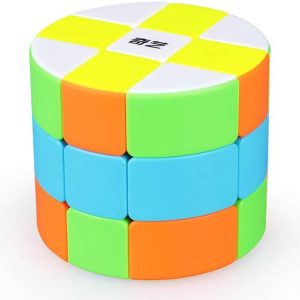 Hawkister QiYi Cylinder 3x3 Stickerless Speed Cube Smoo...