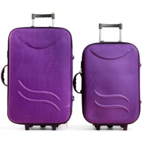 flymiles Soft Body Set of 2 Luggage 3 Wheels - Suitcase bag - Pu...