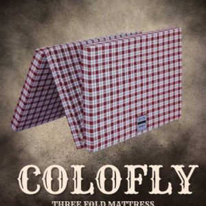COLOFLY Three Fold Ep Mattress 2 inch Single Cotton Mat...