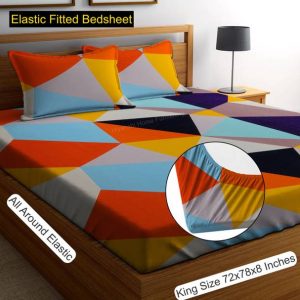 HIYANSHI HOME FURNISHING 240 TC Microfiber King Floral ...