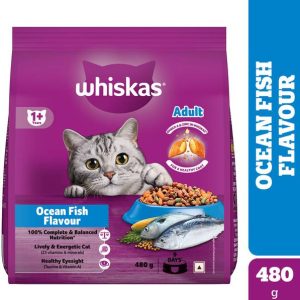 Whiskas (1+ Years) Fish 480 g Dry Adult Cat Food