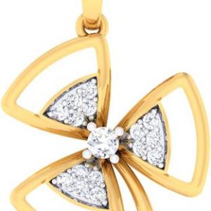 avsar BIS Hallmark AVP987YB 14kt Cubic Zirconia Yellow ...