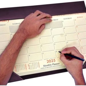 LUVYANSH 1 Compartments Wooden Deskpad 12month Schedule...