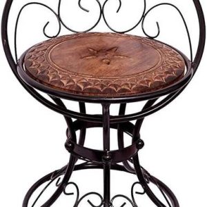 Unique handicraft in Model Wooden Iron Black Brown Gard...