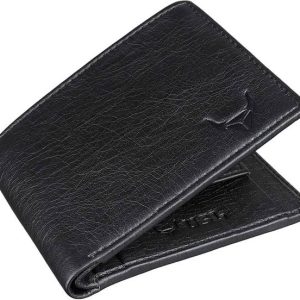 USL Men Casual Black Artificial Leather Wallet