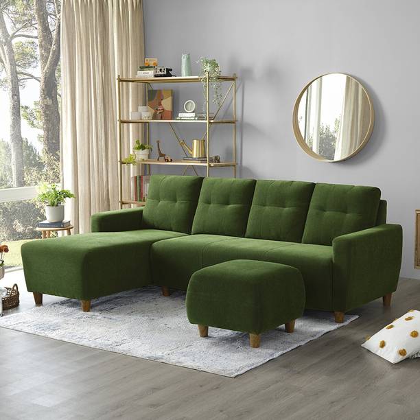 Sleepyhead Fabric 6 Seater Sofa