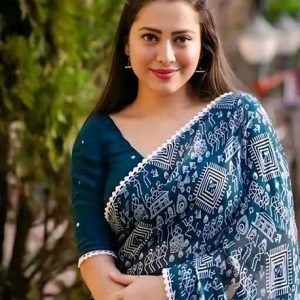 SAREEYA16 Printed Bhagalpuri Georgette Saree