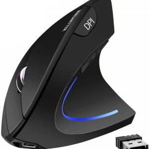 microware 2.4g USB Wireless Vertical Mouse Rechargeable...