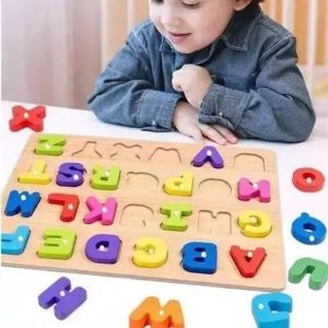 ZEQTOS Wooden Educational Creative learning A To Z Engl...