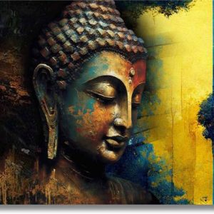 Viventiq without frame buddha wall painting living room...