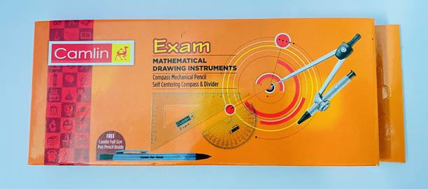 Camlin Exam Mathematical Drawing Instrument Geometry Bo...