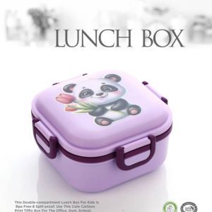 YOGXEM 4 Compartment Lunch box With Spoon And Frok Offi...