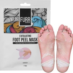 FURR By Pee Safe Exfoliating Foot Mask, Peeling Dead Sk...