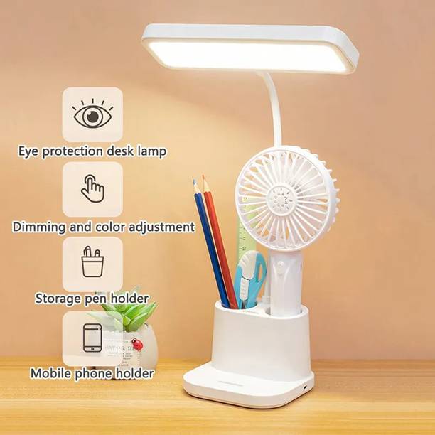 iDOLESHOP 3 Lighting Color Mode Led Desk Lamp, Recharge...