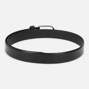 VAN HEUSEN Men Black Genuine Leather Belt