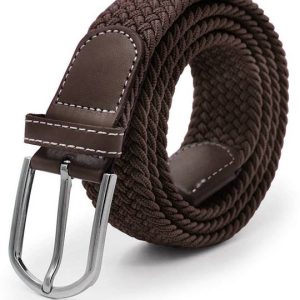 ZORO Men & Women Casual, Evening, Party Brown Canvas Belt