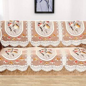 HOMECROWN Polycotton Floral 3 Seater Sofa Cover