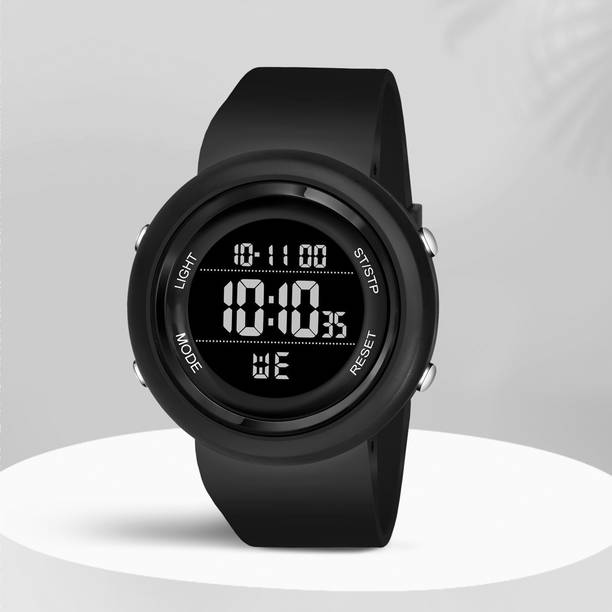 Stepso Digital Watch - For Boys & Girls New Trending Full Bla...