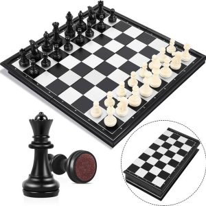 Eopzo Magnetic Educational Toys Travel Chess Set with F...
