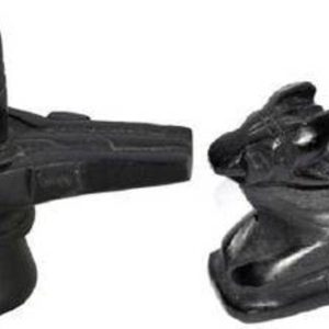 TANISHKA CREATIONS Black Stone Shivling and Nandi For H...