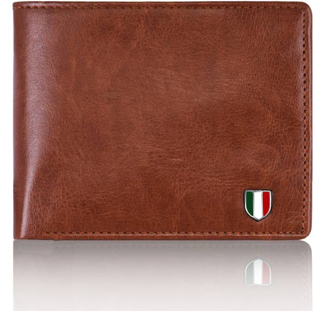 DENNY BLACQ Men Tan Artificial Leather Wallet