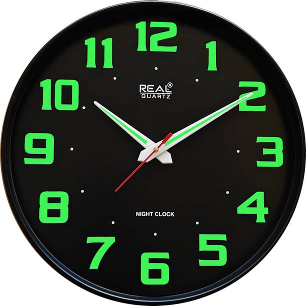 Real Quartz Analog 30 cm X 30 cm Wall Clock