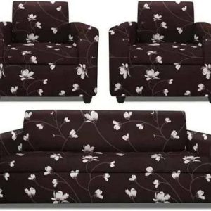 Lakhdata Polycotton Floral 3+1+1 Seater Sofa Cover