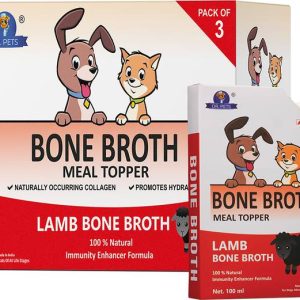 Dr.pets Pack of 3 Lamb Bone Broth for Cats & Dogs | Hum...